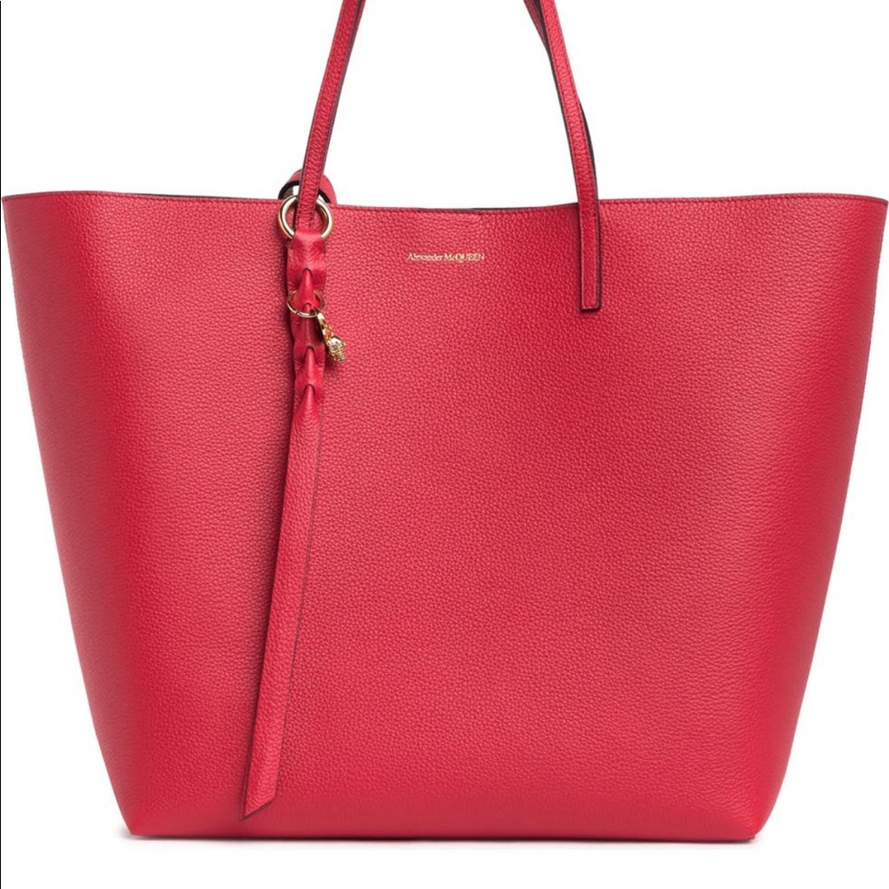 Alexander McQueen Tote- Crimson